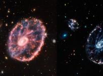Webb telescope images colourful Cartwheel Galaxy.