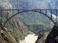 J&K: World's highest Chenab River bridge.