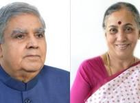 Jagdeep Dhankar and Margaret Alva