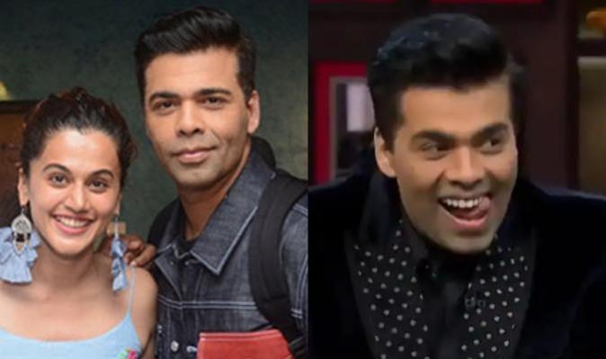 taapsee pannu takes a dig at karan johar