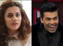 taapsee pannu takes a dig at karan johar