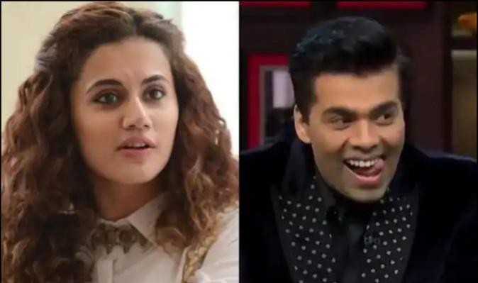taapsee pannu takes a dig at karan johar