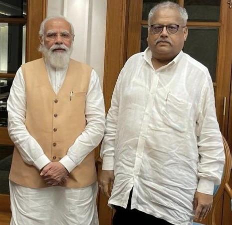 PM Modi and Rakesh Jhunjhunwala PM Modi and Rakesh Jhunjhunwala
