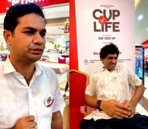 Men feel irritating pain in experiment with period pain stimulators in Kochi mall Men feel irritating pain in experiment with period pain stimulators in Kochi mall