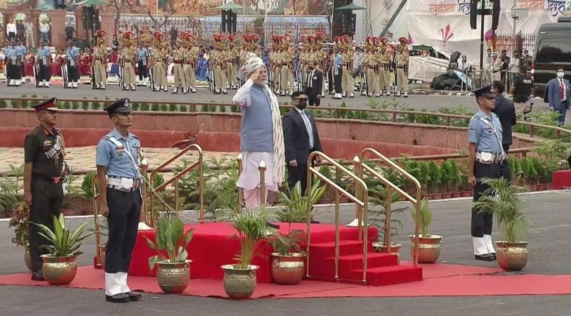 Prime Minister Narendra Modi during Independence Day celebrations Prime Minister Narendra Modi.