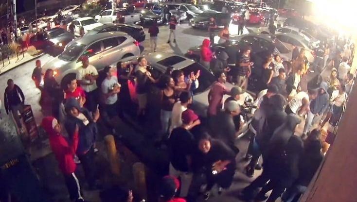 Video showing looters ransacking LA store goes viral. Video showing looters ransacking LA store goes viral.
