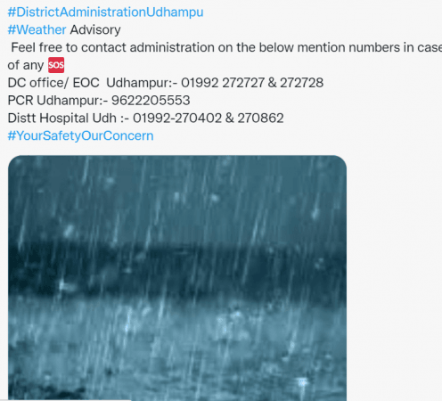 udhampur rains