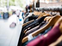 Clothes in a store