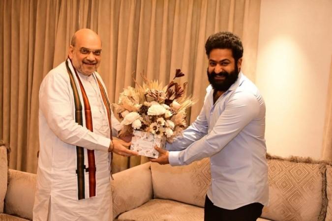 Amit Shah meets Jr NTR