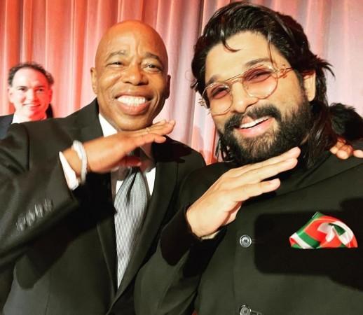 Allu Arjun thanks New York Mayor for honouring him Allu Arjun thanks New York Mayor for honouring him