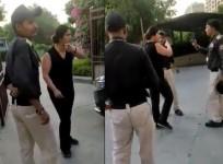Noida woman, seen misbehaving with guard in viral video, arrested