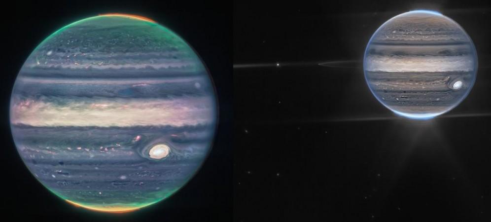 NASA's Webb telescope captures Jupiter's faint rings, Great Red Spot. NASA's Webb telescope captures Jupiter's faint rings, Great Red Spot.