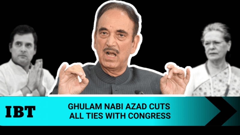 Ghulam Nabi Azad resigns