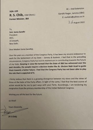 Resignation