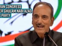 Veteran Congress leader Ghulam Nabi Azad quits party
