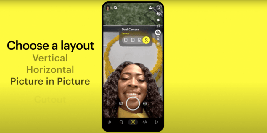 Snapchat launches dual camera to capture multiple shots at same time
