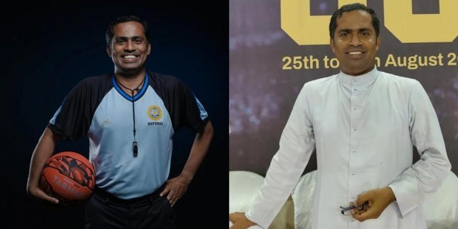 This Kerala Parish priest juggles between spirituality and basketball This Kerala Parish priest juggles between spirituality and basketball