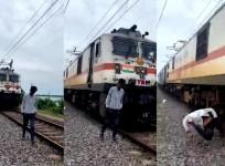 T'gana teen's craze to shoot video close to running train nearly cost his life.