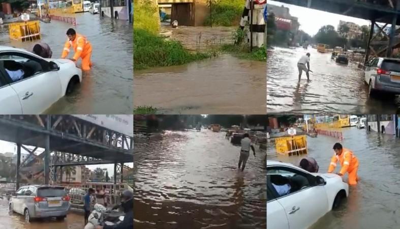 Incessant rains better silicon city; many regions inundated, yellow alert issued till Sept 7. Incessant rains