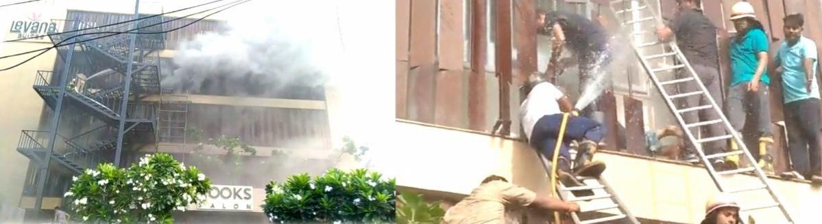 Lucknow hotel fire: Rescue operation in final stages Lucknow hotel fire: Rescue operation in final stages