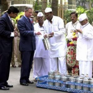 Interacting in Mumbai (2003) with the famed Dabbawalas, who have expressed deep grief over the passing of Queen Elizabeth -II Interacting in Mumbai (2003) with the famed Dabbawalas
