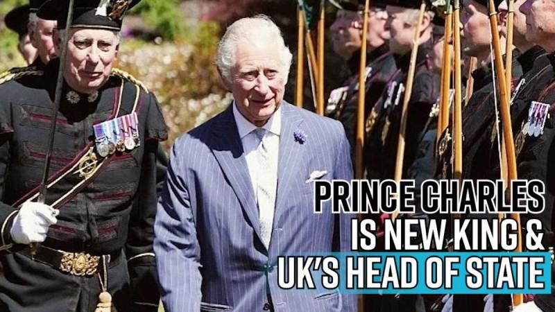 Prince Charles is new King and UK's head of state; new title: King Charles III