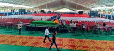 BJP to hold pre-poll 'Janaspandana' rally today BJP to hold pre-poll 'Janaspandana' rally today