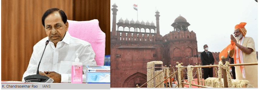 KCR greets Modi on his Birthday KCR greets Modi on his Birthday