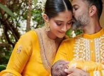 Sonam Kapoor, Anand Ahuja, Vayu Kapoor Ahuja