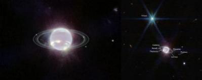 James Webb Space telescope captures striking view of Neptune's rings James Webb Space telescope captures striking view of Neptune's rings