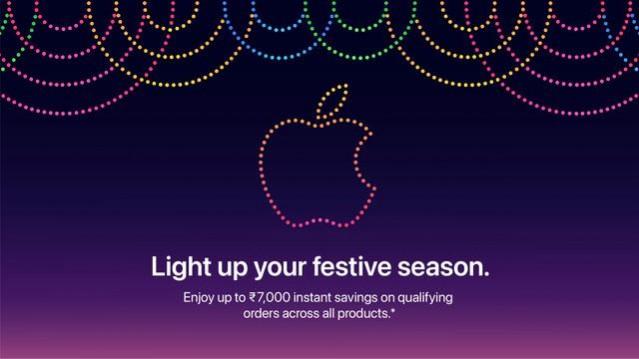 India Apple Store Online announces festive offers, free engravings, education sessions India Apple Store Online announces festive offers, free engravings, education sessions