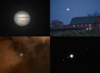 Twitter snaps of Jupiter with its 4 moons for story
