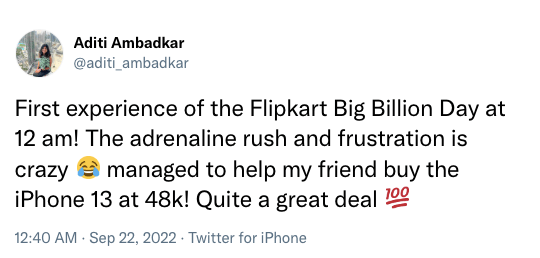 Flipkart has fulfilled many people's dreams during its annual Big Billion Days sale.