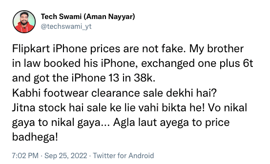 Flipkart has fulfilled many people's dreams during its annual Big Billion Days sale.