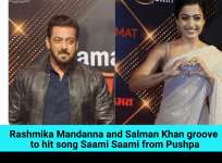 Rashmika Mandanna and Salman Khan burn the dance floor with their killer dance moves to Saami Saami