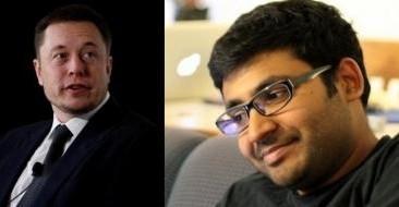 Elon Musk and Parag Agrawal