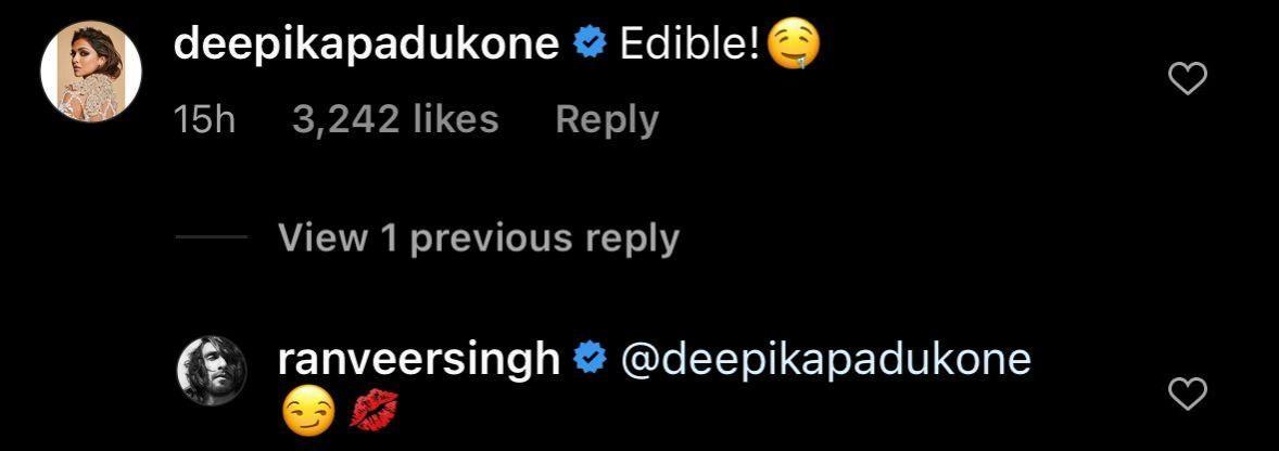 Deepika edible comment