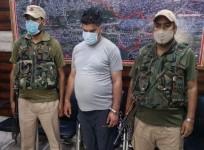 Arrested journalist