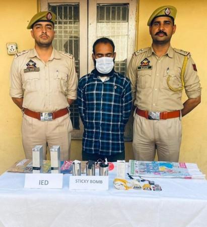 Arrested terrorist