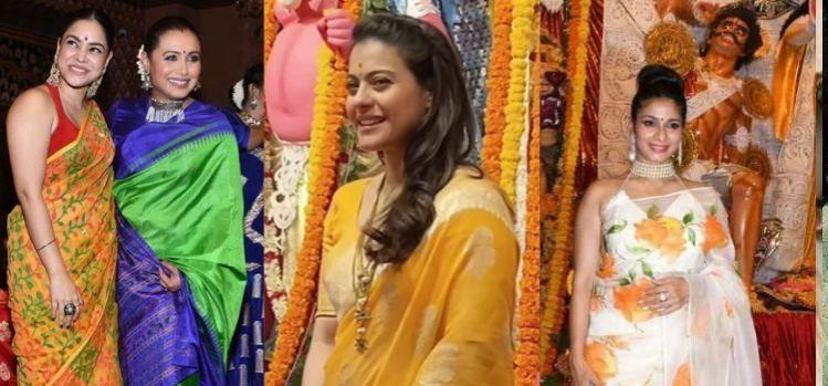 Durga Puja 2022: Sumona, Rani, Kajol, Tanishaa Durga Puja 2022: Sumona, Rani, Kajol, Tanishaa