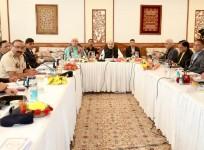 Amit Shah chairs a security review meeting in J&K