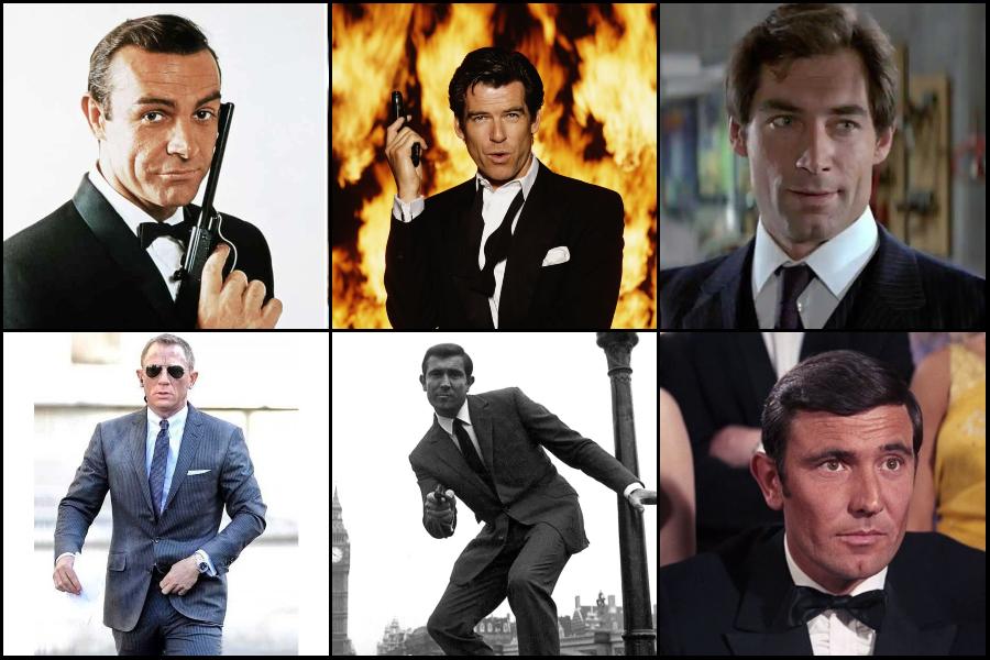 60 years of James Bond: From Sean Connery to Roger Moore and Daniel ...
