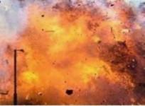 Explosion in police station