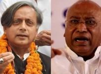 Shashi Tharoor and Mallikarjun Kharge