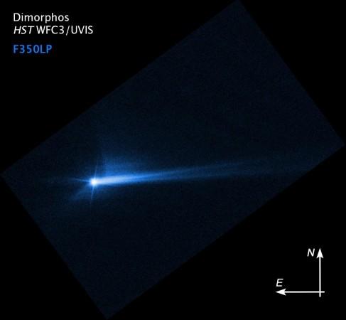 Spacecraft changed asteroid's orbit after smashing into it. Spacecraft changed asteroid's orbit after smashing into it.