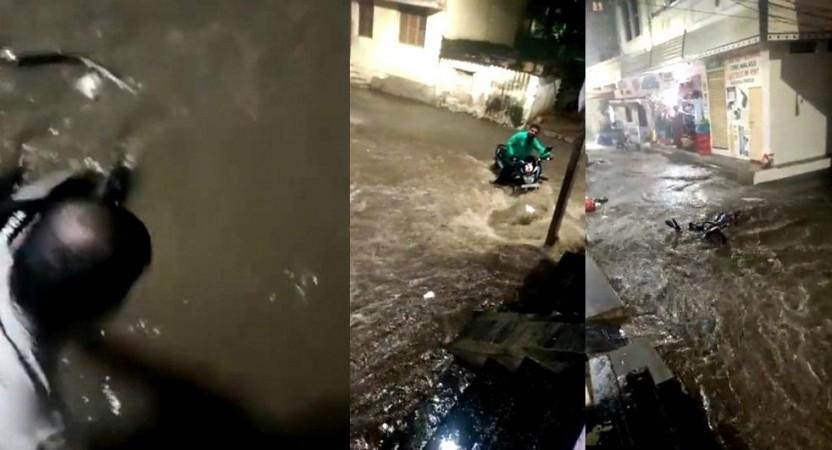 Hyderabad rains. Hyderabad rains.