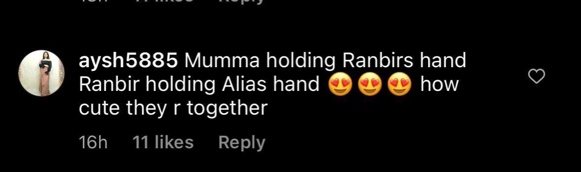 alia bhatt comments