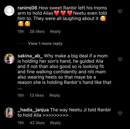 Alia Bhatt comments