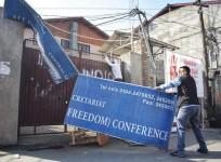 Angered over innocent killings, people damage Hurriyat office in Kashmir