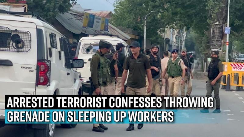 Arrested terrorist confesses throwing grenade on sleeping UP workers